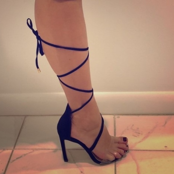 SIMMI LONDON Shoes - SIMMI London Black/Clear front suede sandals